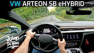 VW ARTEON SHOOTING BRAKE eHYBRID 218 HP POV TEST DRIVE