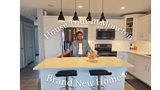 Brand New 4 Bedroom House Tour in Greater Moncton, New Brunswick| Semi Detached New Home