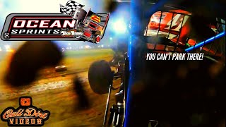 SMASHED INTO DOMINIC SCELZI | JUSTIN SANDERS ONBOARD A MAIN TACO BRAVO 360'S OCEAN SPEEDWAY