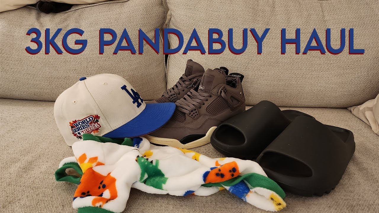 3KG PandaBuy Haul - AJ AMM - YZY Slides - Etc. - YouTube