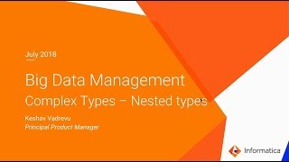 Using Complex Data Types on the Spark Engine | Nested Ports