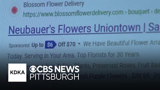 Flower shop says online business is impersonating it to deceive customers