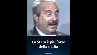 L'insegnamento di Giovanni Falcone, a 31 anni dal vile attentato. Lo Stato è più forte della mafia.