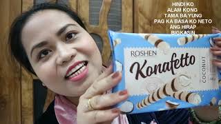 ROSHEN KONAFETTO  WAFER ROLL COCONUT  MASARAP BA