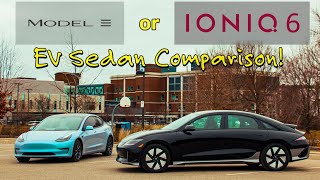 BEST Electric Sedan for you! - Hyundai Ioniq 6 or Tesla Model 3