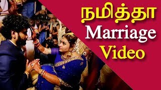 namitha marriage video @ tirupathi  latest tamil news today  tamil cinema news latest redpix