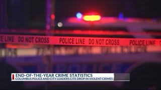 Columbus leaders tout drop in violent crime