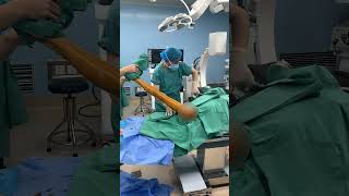 手术过程，医生铺无菌单 #doctor #hospital #shortvideo