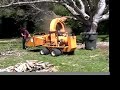 self propelled brush bandit chipper