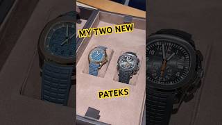 Collecting 2 new Patek Philippe’s \u0026 making a horrible video about it. #PatekPhilippe #Aquanaut