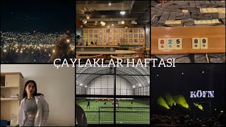 SDÜ'DE ÇAYLAKLAR HAFTASI✨ ||Köfn Konseri ,Halı saha, 101, Tavuk Pilav #vlog