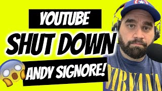 YouTube SHUT DOWN Popcorned Planet & Andy Signore?!