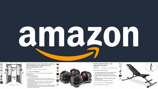 BUYING MY $3,000 HOME GYM COMPLETELY ONLINE ON AMAZON | GYM HAUL DIY
