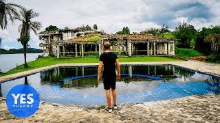 Abandoned $10,000,000 Mansion of Pablo Escobar (paint balled inside!)