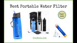 Best Portable Water Filter Reviews (2023 Buyers Guide)💧✅