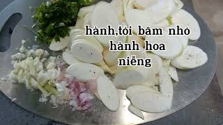 Củ niễng xào tỏi.