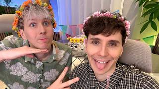 🌱🌸DAN AND PHIL LIVESTREAM WINTER IS OVER PARTY❄️❌