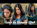 LACE NATURAL DA SHOPEE COM REPARTIÇAO LIVRE 13X4.