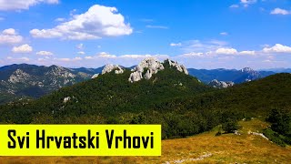 Bačić kuk, Velebit, 1304m - planinarenje [90. VRH iz serijala SVI HRVATSKI VRHOVI] 4K