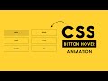 Pure CSS Button Hover Animations | CSS Animation | Button Animation