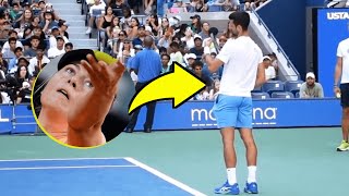 Novak Djokovic Impersonating Maria Sharapova! | US Open 2023
