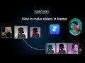 How to make and style sliders in framer. VIDEO#006