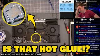 The Craziest Repair Attempt I've Ever Seen On A Laptop... EVER!