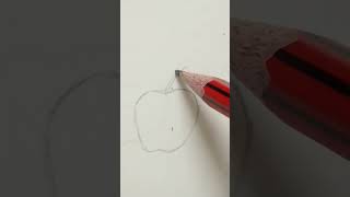 Apple🍎 draw ,   #art #artandcraft #sketch #artstyle #painting #paintingtutorial #drawingtechniques