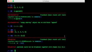 The Numpy Stack in Python - Lecture 3: Lists Vs Arrays