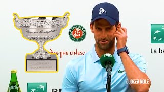 Novak Djokovic "I believe I can do it again!" - Roland Garros 2022