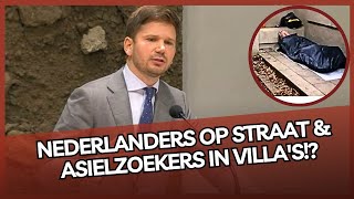 Nederlanders op STRAAT \u0026 asielzoekers in VILLA'S!? Gideon van Meijeren WAARSCHUWT!