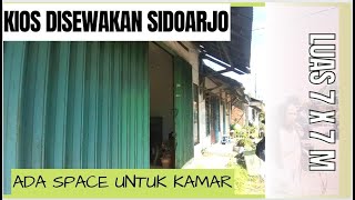 Kios disewakan bisa untuk toko atau warung kopi | Candi Sidoarjo