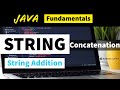 String Concatenation #CoreJava | String addition Programs | Core Java Programs with Output | #Java