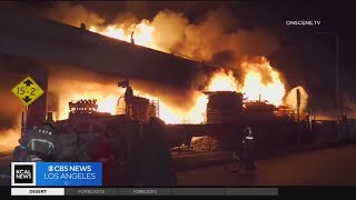 Preliminary Investigation Lists Arson Caused Destructive Fire Under 10 Freeway