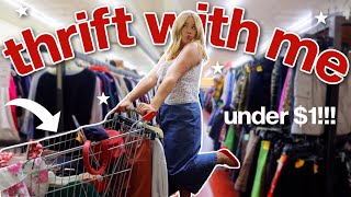 come thrift with me for fall! UNDER $1 THRIFT HAUL