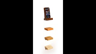 Schwebende Mini Regale / Smartphone Regal | Holz-Liebling #shorts