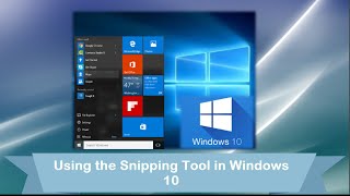Windows 10: Using the Snipping Tool