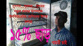 এটা 300 আটোমেটিক ডিম ফুটানোর প্রফেশনাল ইনকিউবেটর দাম হচ্ছে 18,000 টাকা দিনাজপুর 01786743215