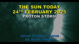 SOLAR CYCLE 25   2025 02 24 THE SUN TODAY