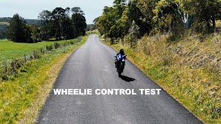 YAMAHA R1 WHEELIE CONTROL TEST | HOW HIGH DOES IT COME UP ?