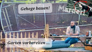 Gehege für Hühner bauen | Hühner im Garten halten #1