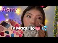 ASMR ESPAÑOL/ TE MAQUILLO con SP1T  P4INT1NG👅 RELÁJATE 😴