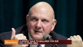 LA Clippers Sale to Steve Ballmer for $2B Has Closed: NBA