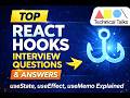 React Hooks Interview Questions You MUST Know | useState, useEffect, useMemo Explained
