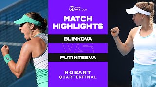 Anna Blinkova vs. Yulia Putintseva  | 2023 Hobart International | WTA Match Highlights