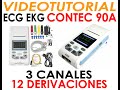 VIDEOTUTORIAL ELECTROCARDIOGRAFO ECG EKG CONTEC 90A