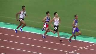 20190908福岡県高校新人陸上北部予選 男子八種競技1500m決勝