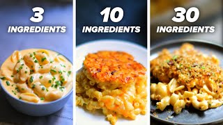 3-Ingredient vs. 10-Ingredient vs. 30-Ingredient Mac 'N