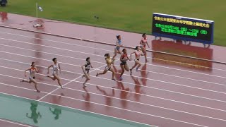 女子100m決勝　北関東 R01 宮武アビーダラリー(大宮東)　4K60p