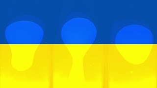 Flag of Ukraine - TV Background with Relax Music